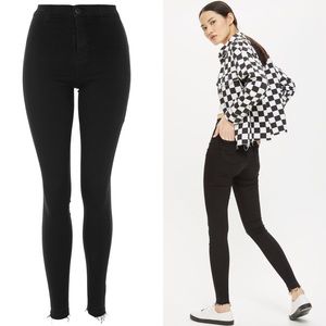 undone hem black joni jeans